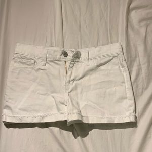 Old Navy white jean shorts